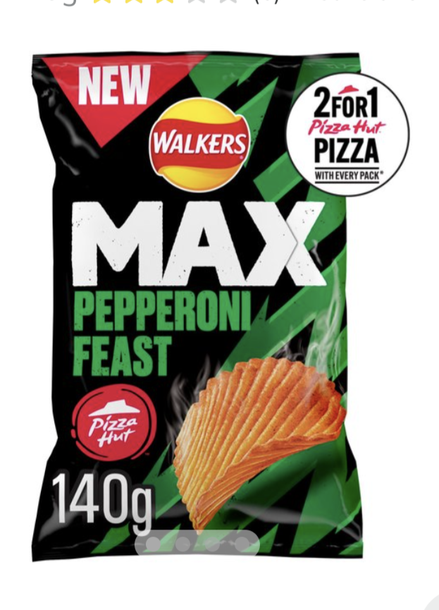 Walkers Maxx Pepperoni Feast