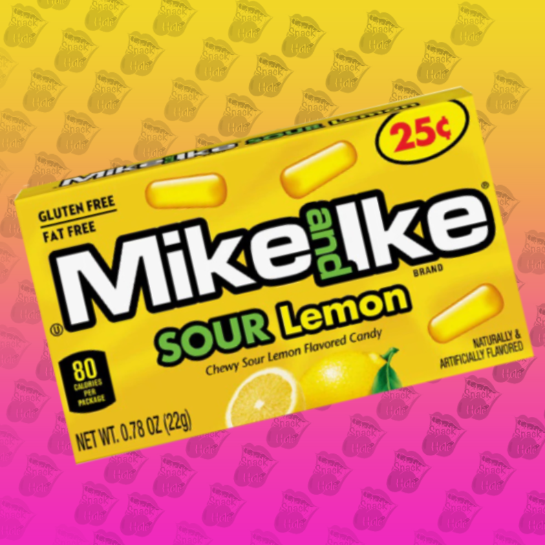 Mike n’ Ike Sour Lemon mini theatre box