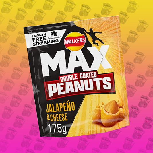 Walkers Max Double Coated Peanuts Jalapeno Cheddar