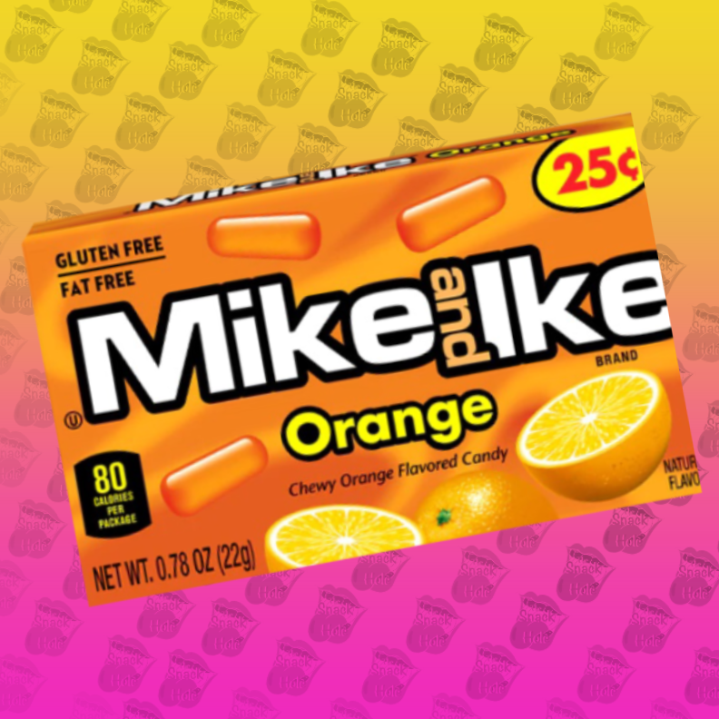 Mike n’ Ike Orange mini theatre box
