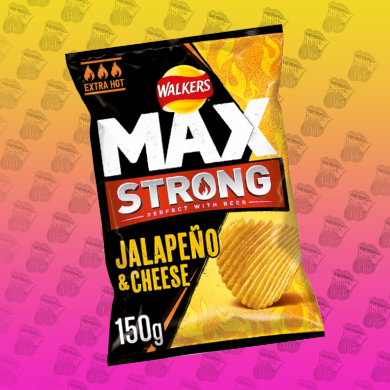 Walkers Max Strong Jalapeno Cheddar (share bag)