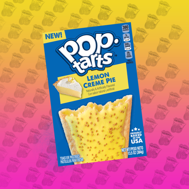 Pop Tarts Frosted Lemon Creme Pie (Pack of 2 pastries)